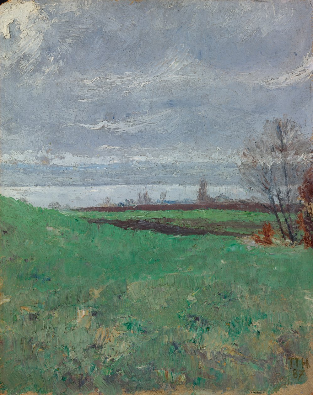 Paisaje del lago Ammer de Thomas Theodor Heine