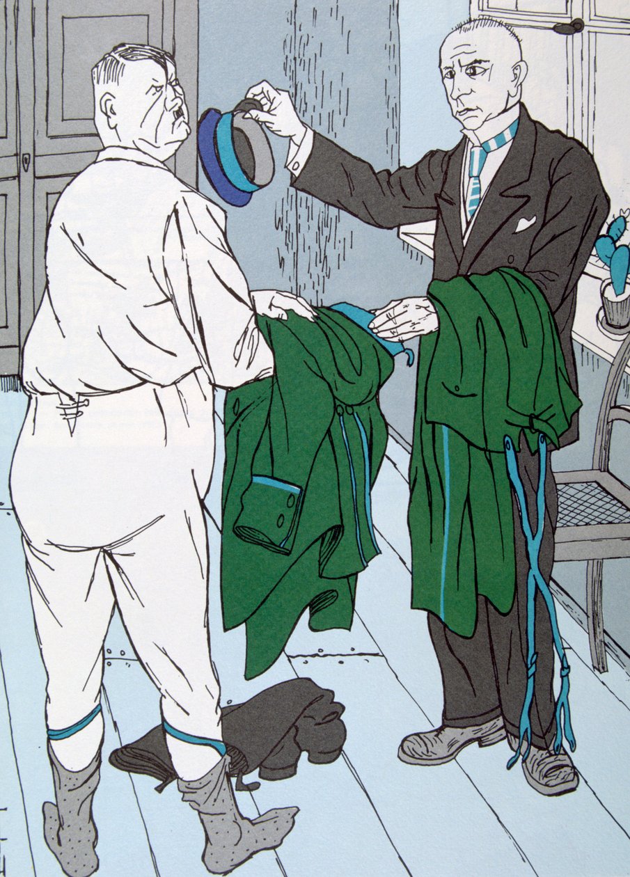 Caricatura de Adolf Hitler de Thomas Theodor Heine
