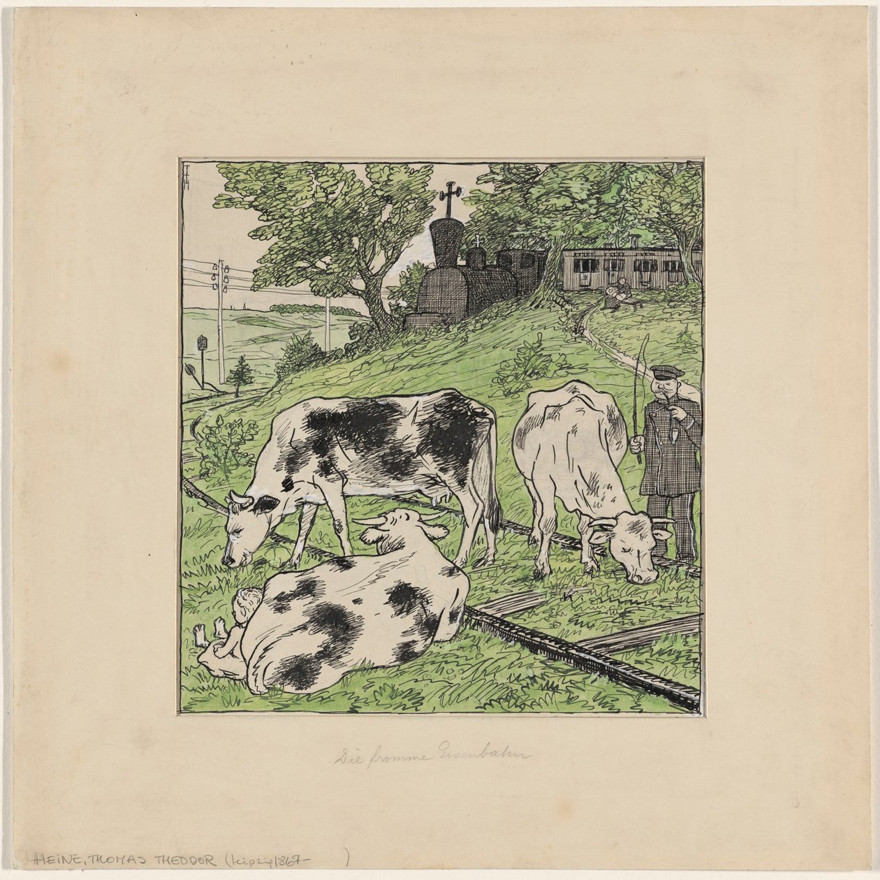 El ferrocarril piadoso de Thomas Theodor Heine