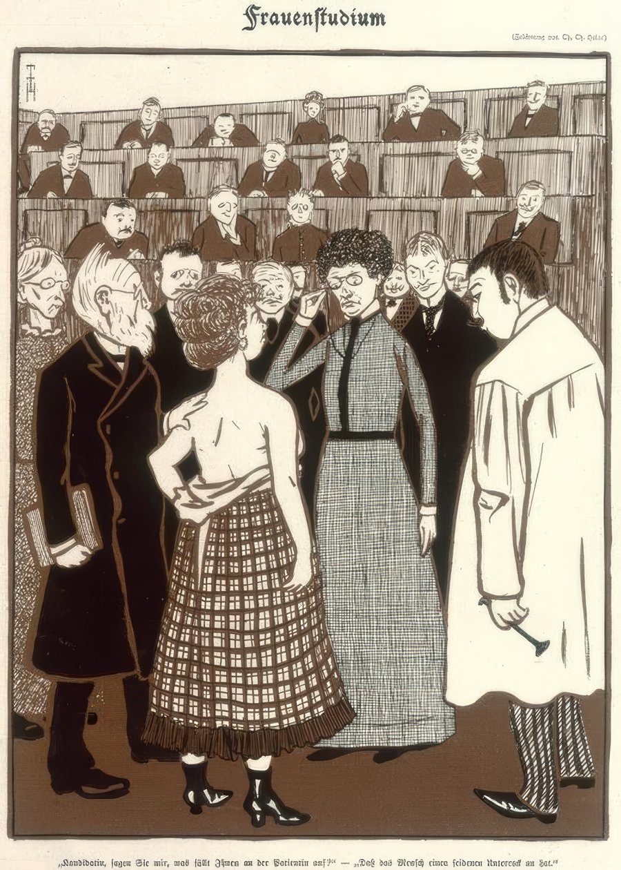 Estudio de mujeres de Thomas Theodor Heine