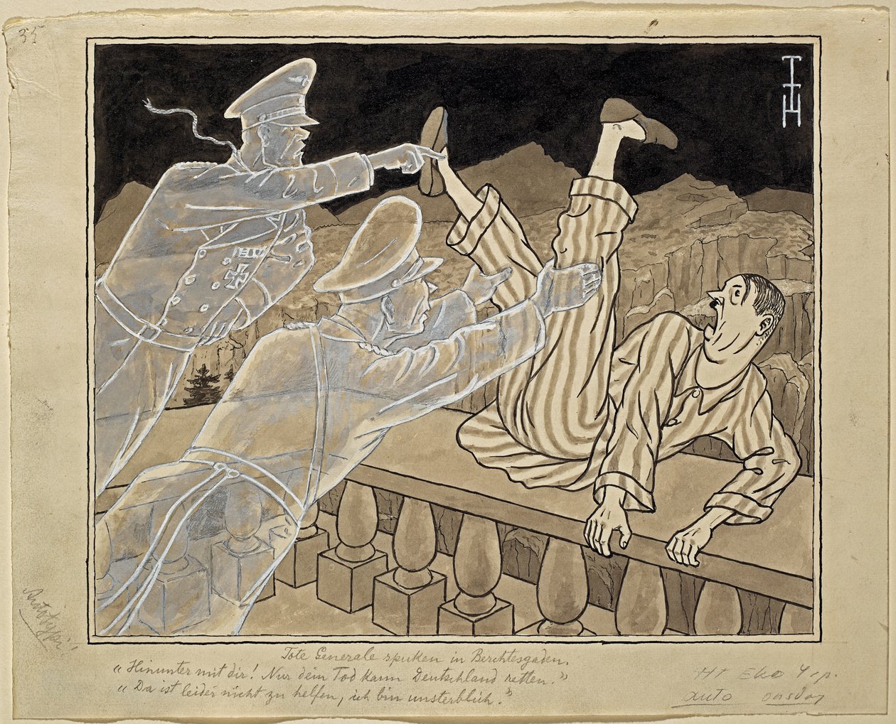 Generales muertos rondan Berchtesgaden de Thomas Theodor Heine