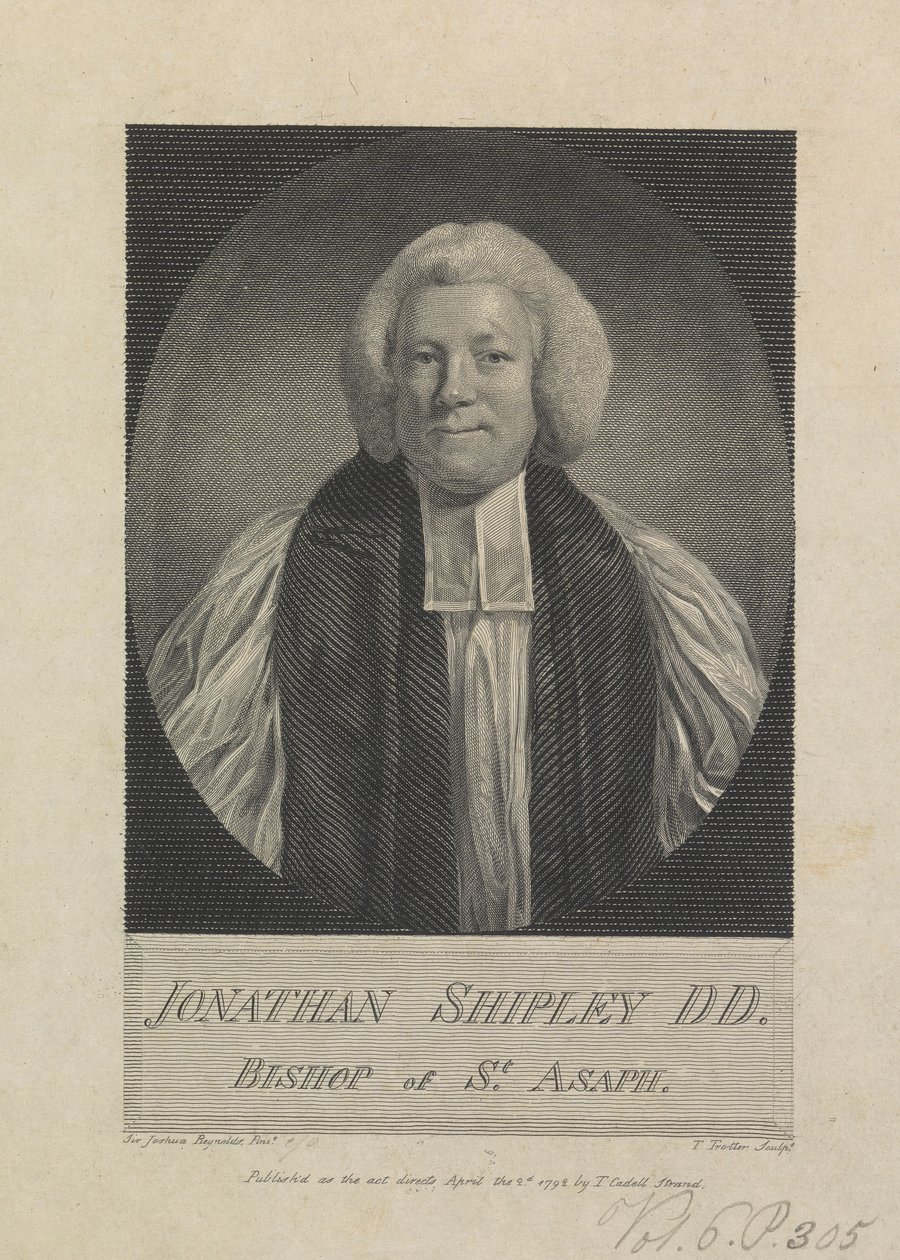 Jonathan Shipley, Obispo de St. Asaph de Thomas Trotter