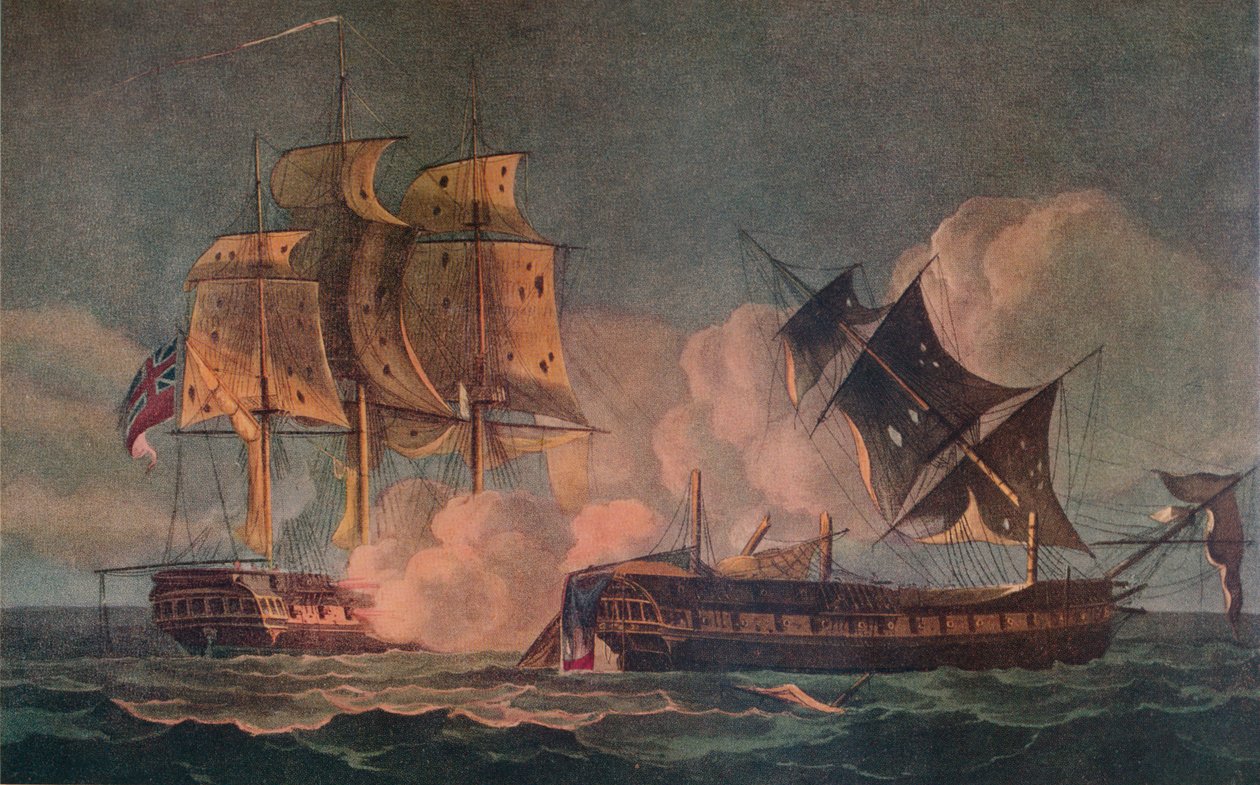 Captura del Forte, c1800 de Thomas Whitcombe