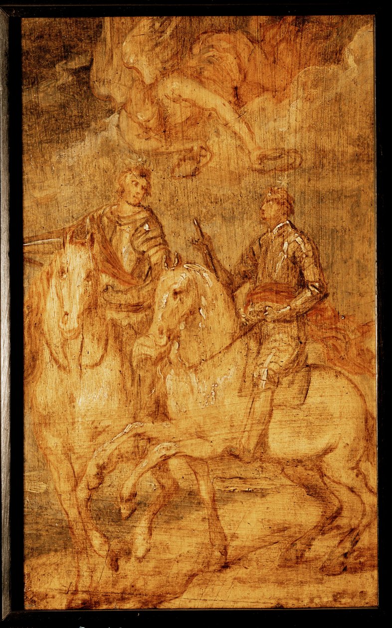 Mauricio y Federico de Nassau en la batalla de
Nieuwpoort ... de Thomas Willeboirts