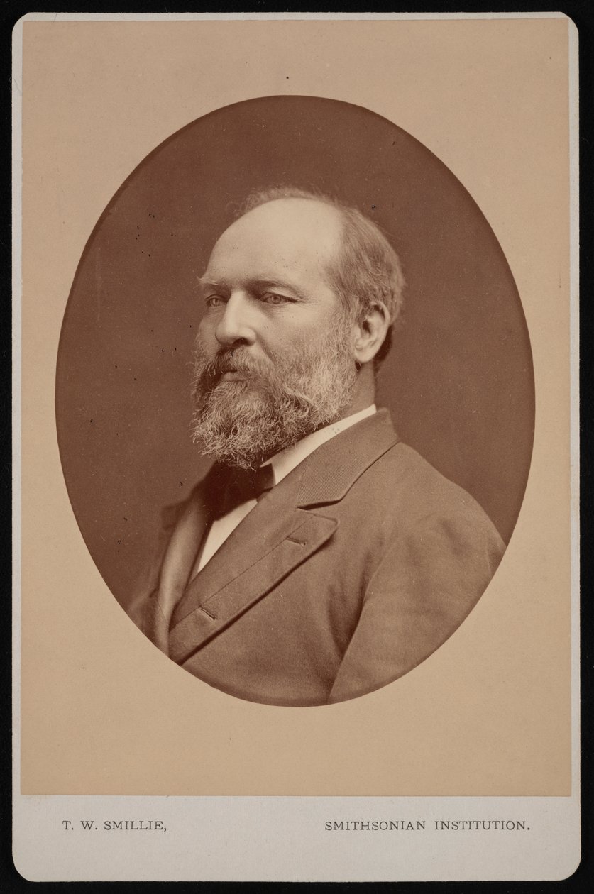 Retrato de James Abram Garfield 1831-1881, junio de 1880 de Thomas William Smillie