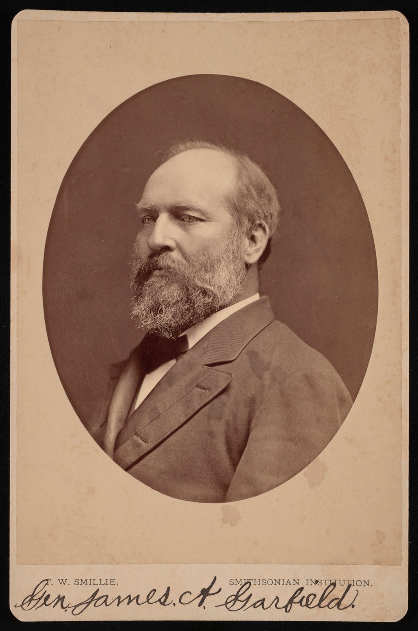 Retrato de James Abram Garfield 1831-1881, junio de 1880 de Thomas William Smillie