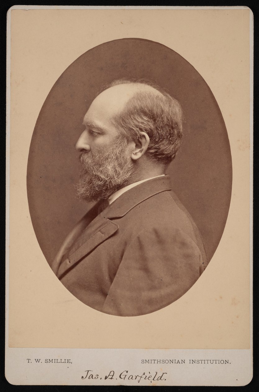 Retrato de James Abram Garfield 1831-1881, junio de 1880 de Thomas William Smillie
