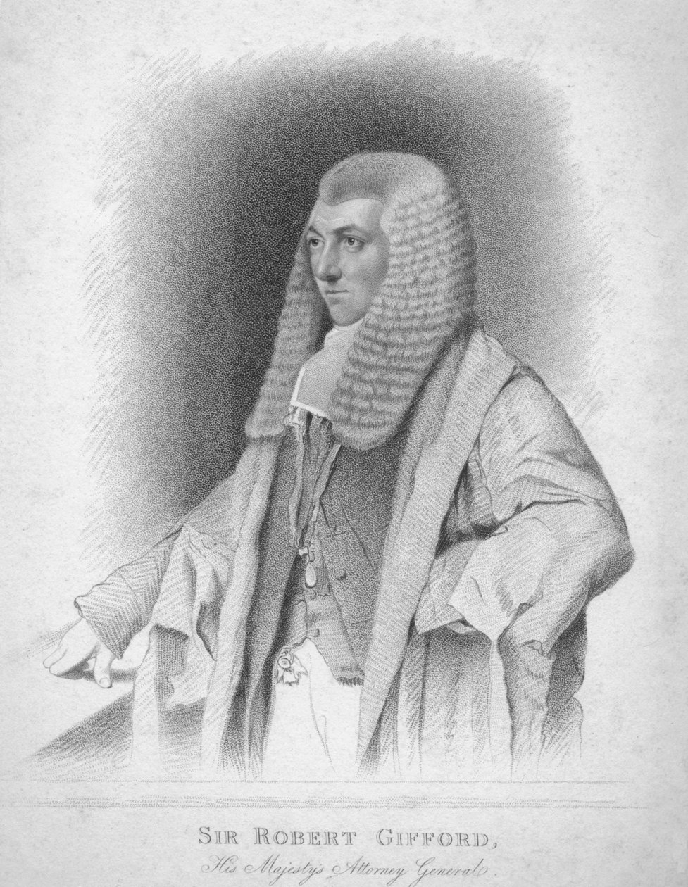 Sir Robert Gifford, Fiscal General de Su Majestad, c1820 de Thomas Wright