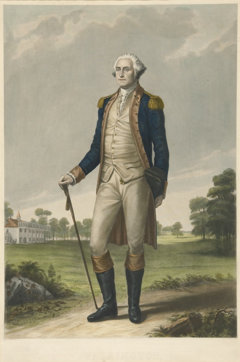 Washington, pub. 1859 de Thomas after Hicks