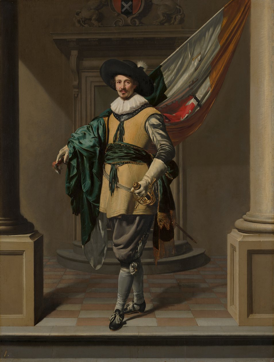 Retrato de Loef Vredericx como un alférez de Thomas de Keyser