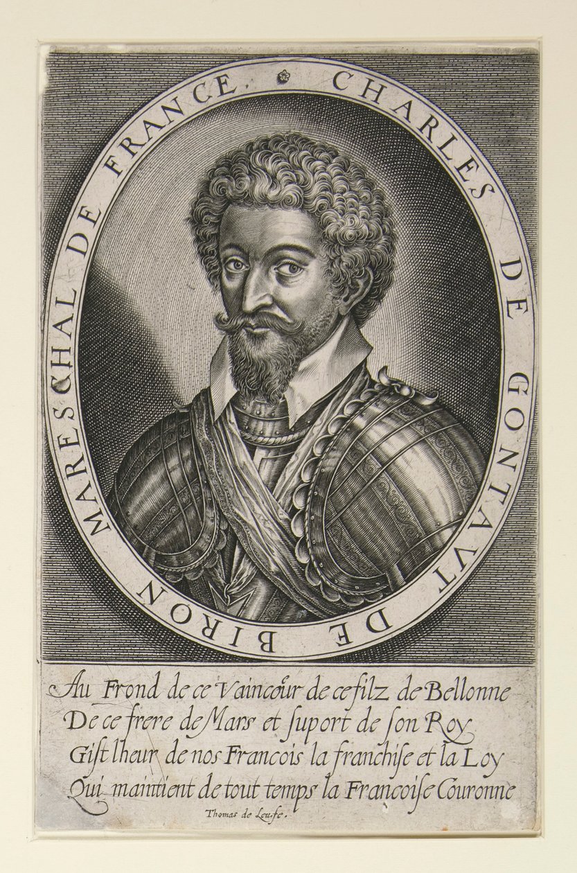 Charles de Gontaut, duque de Biron, mariscal de Francia de Thomas de Leu