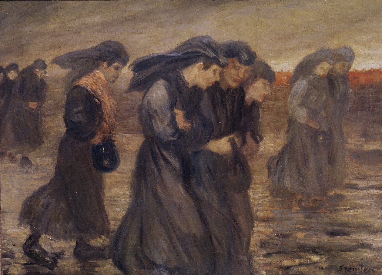Los clasificadores de carbón, 1905 de Théophile Alexandre Steinlen