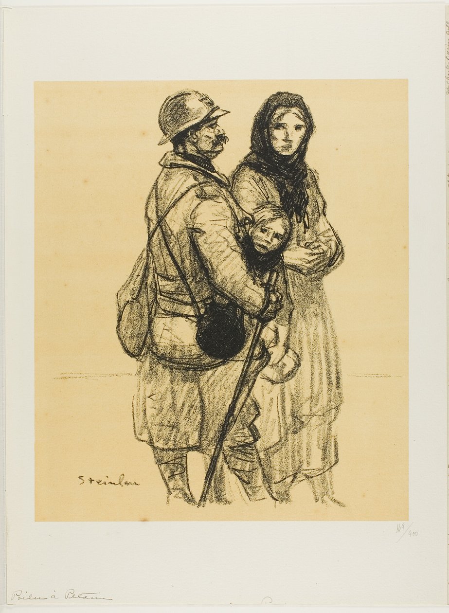 Un soldado para Pétain de Théophile Alexandre Pierre Steinlen