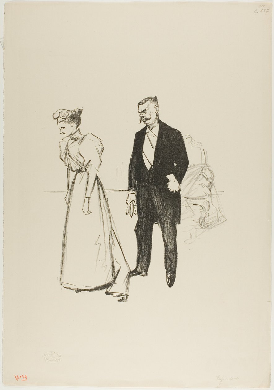 ¡Por fin solos! de Théophile Alexandre Pierre Steinlen