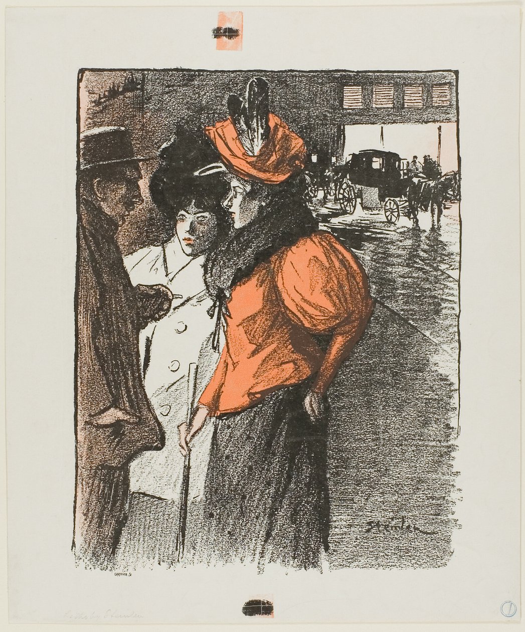 Conversación de Théophile Alexandre Pierre Steinlen