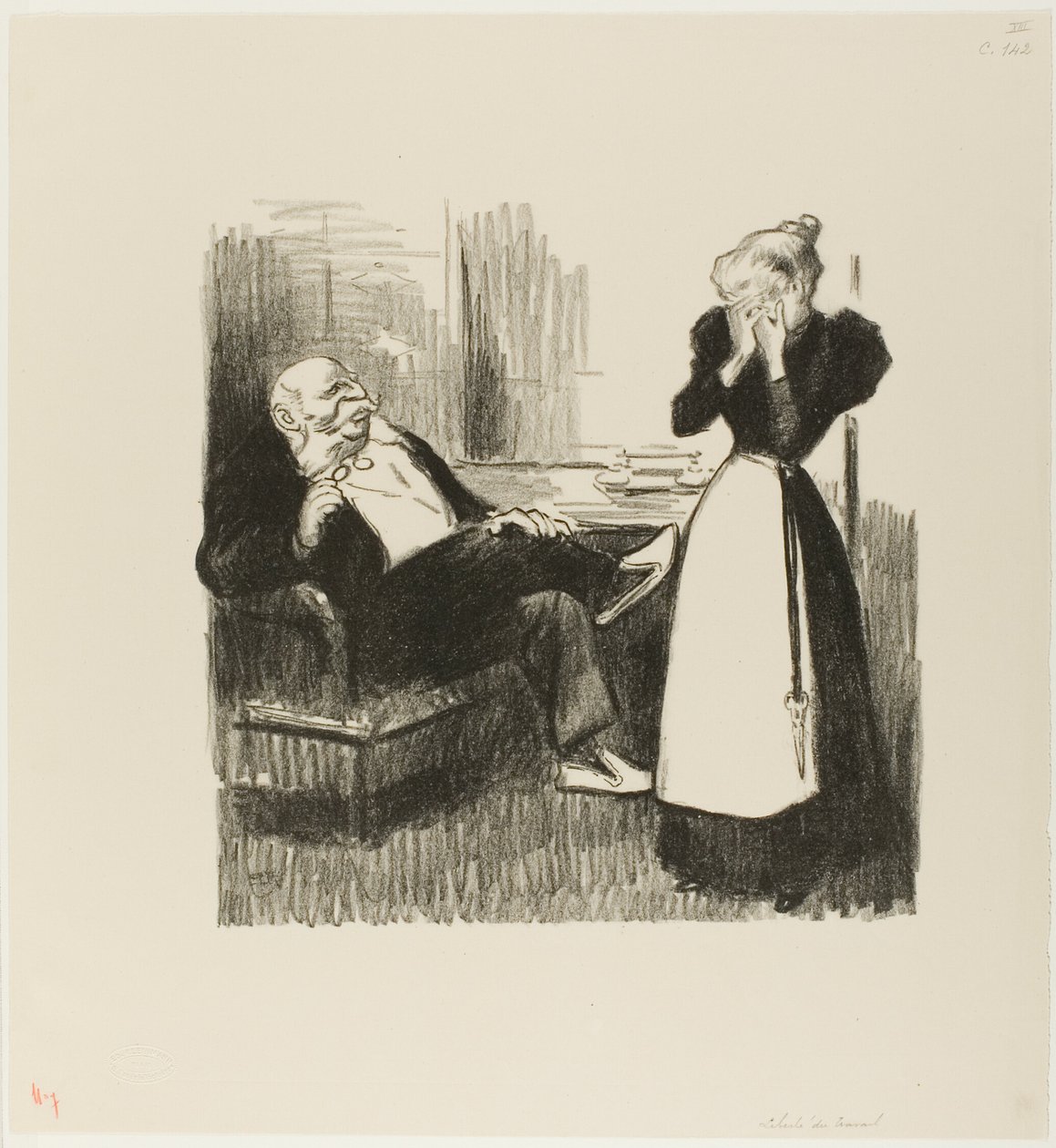 Libertad laboral de Théophile Alexandre Pierre Steinlen