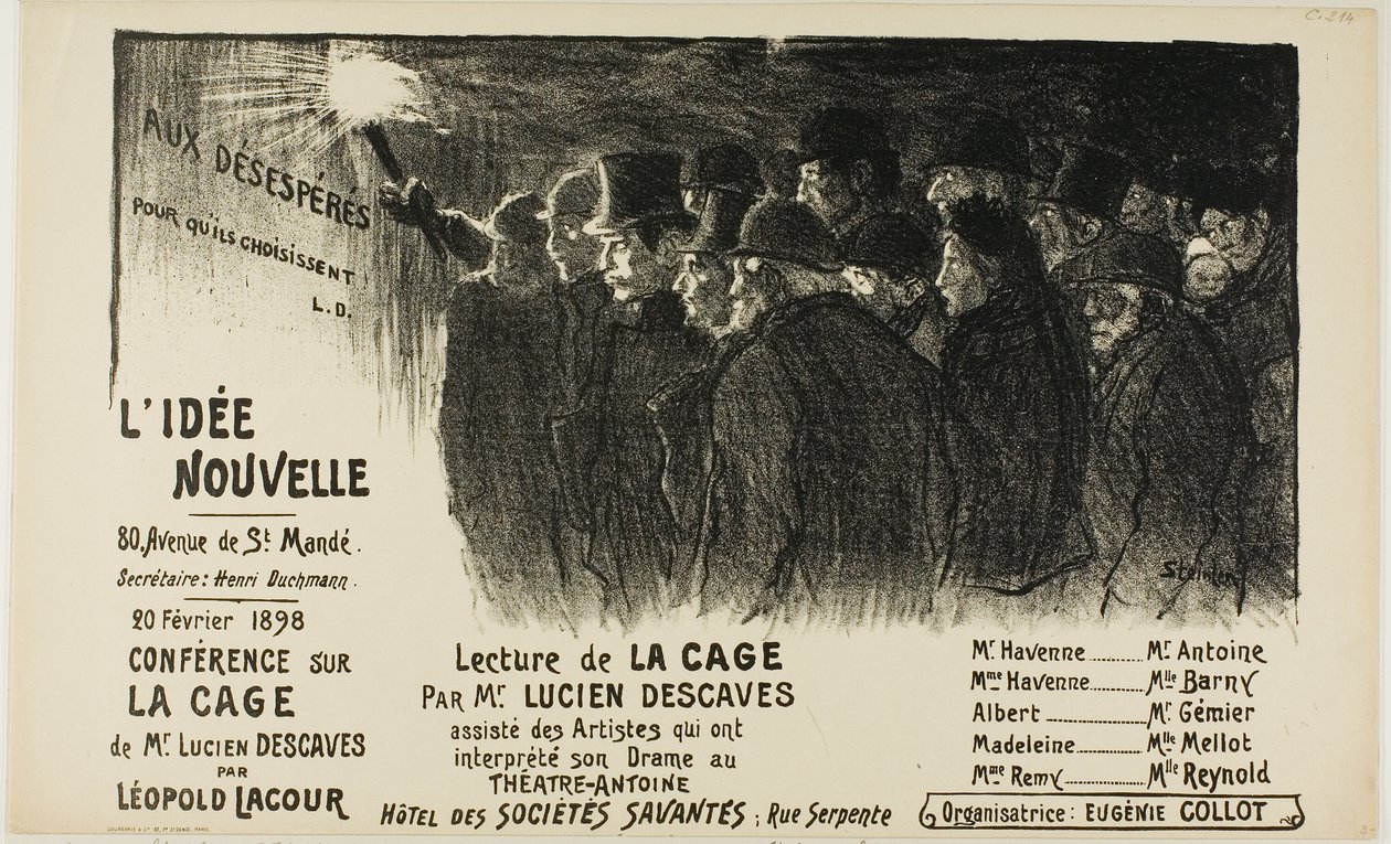 La nueva idea de Théophile Alexandre Pierre Steinlen