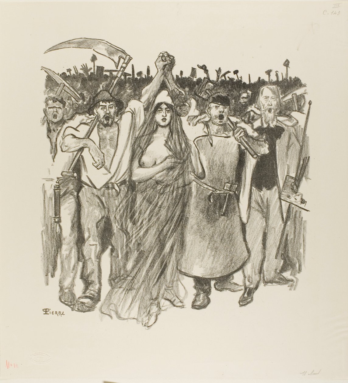 18 de marzo de Théophile Alexandre Pierre Steinlen