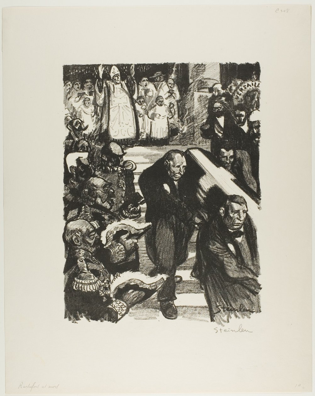 ¡Rochefort se muere! ¡Rochefort está muerto! de Théophile Alexandre Pierre Steinlen