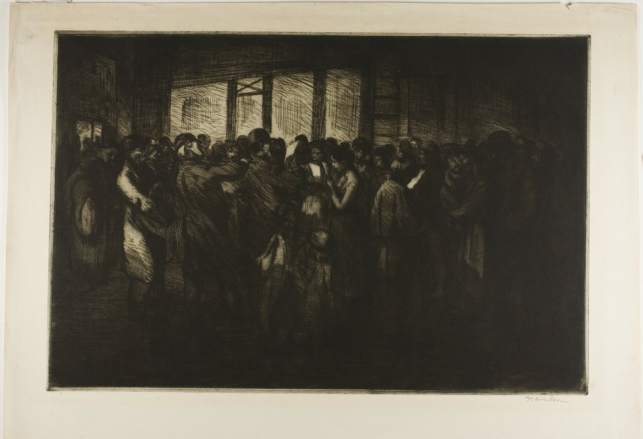 Cantantes callejeros de Théophile Alexandre Pierre Steinlen