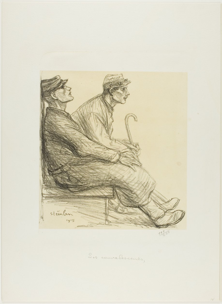 Los convalecientes de Théophile Alexandre Pierre Steinlen