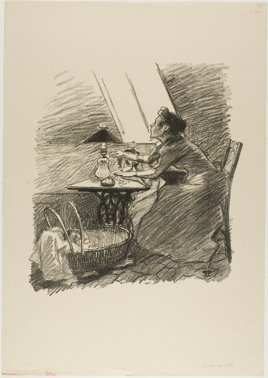 Las alegrías del verano de Théophile Alexandre Pierre Steinlen