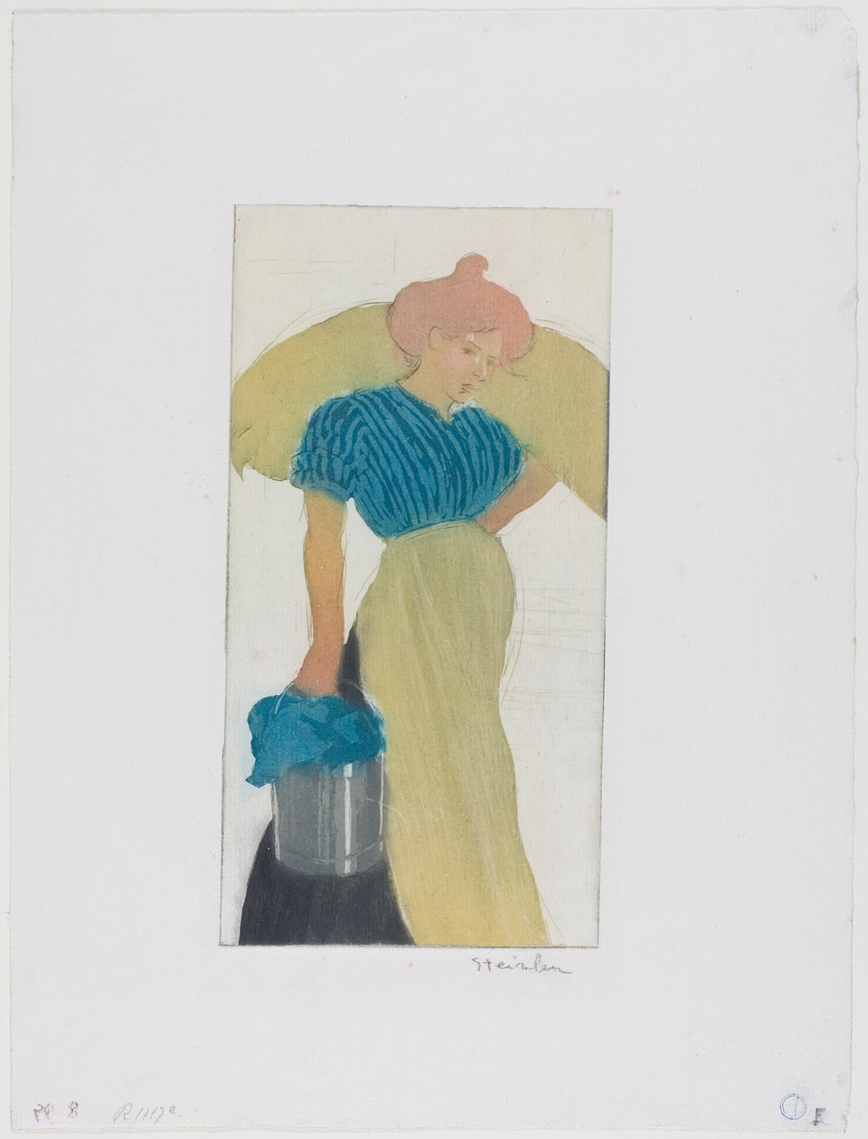 La lavandera de Théophile Alexandre Pierre Steinlen