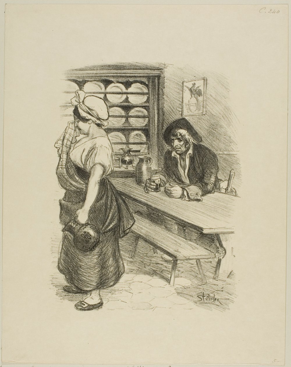 El regreso del marinero de Théophile Alexandre Pierre Steinlen