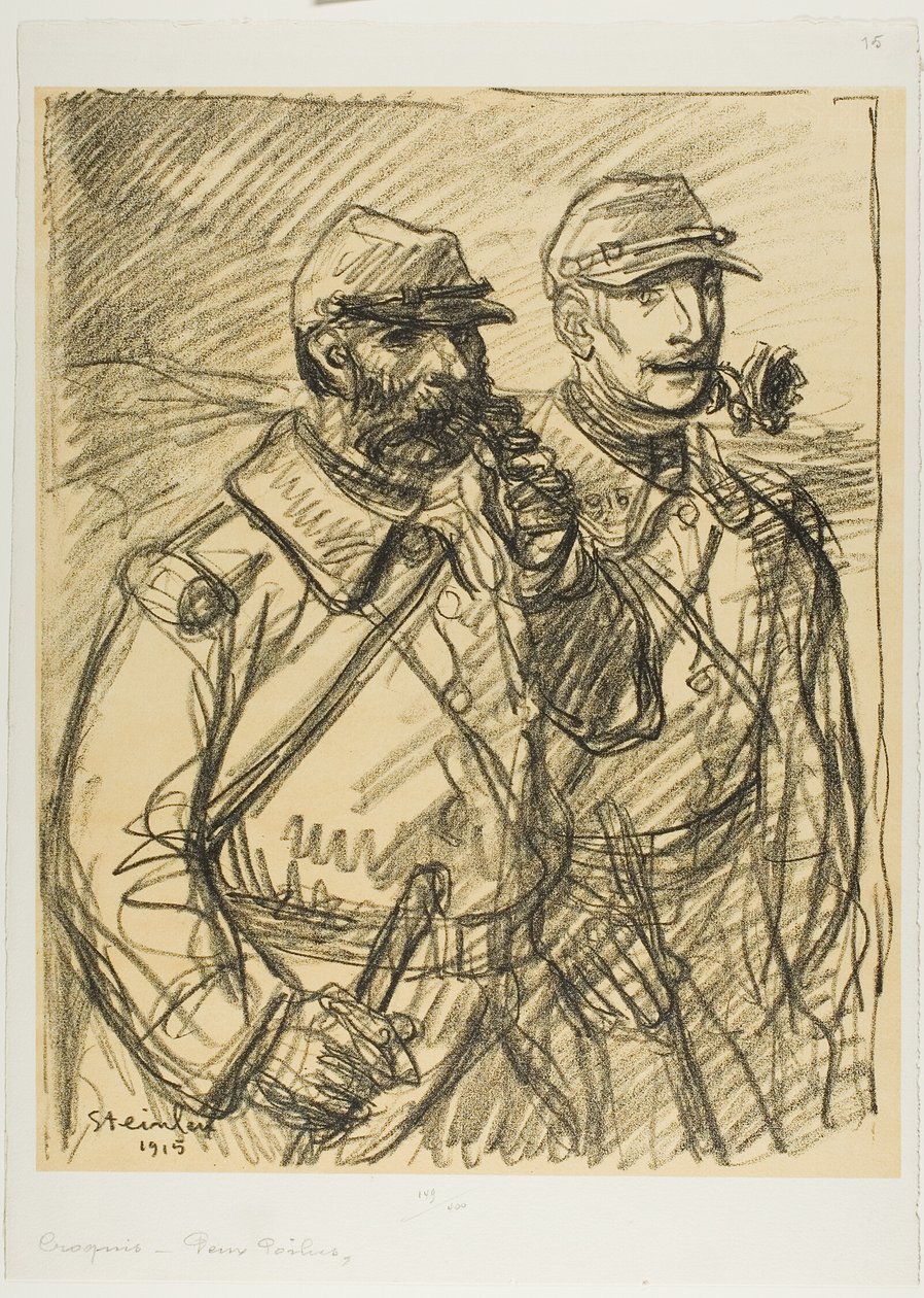 Dos soldados de Théophile Alexandre Pierre Steinlen