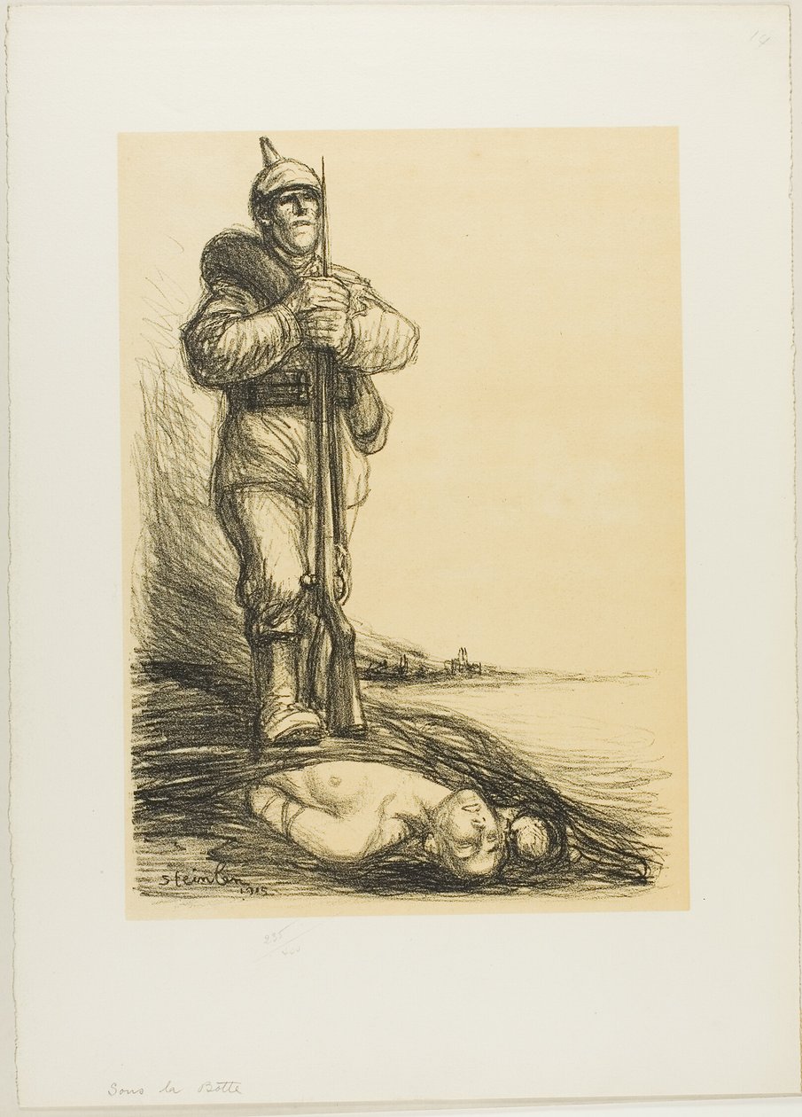 Bajo la bota de Théophile Alexandre Pierre Steinlen