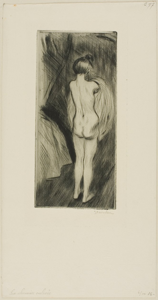 Mujer de pie de Théophile Alexandre Pierre Steinlen