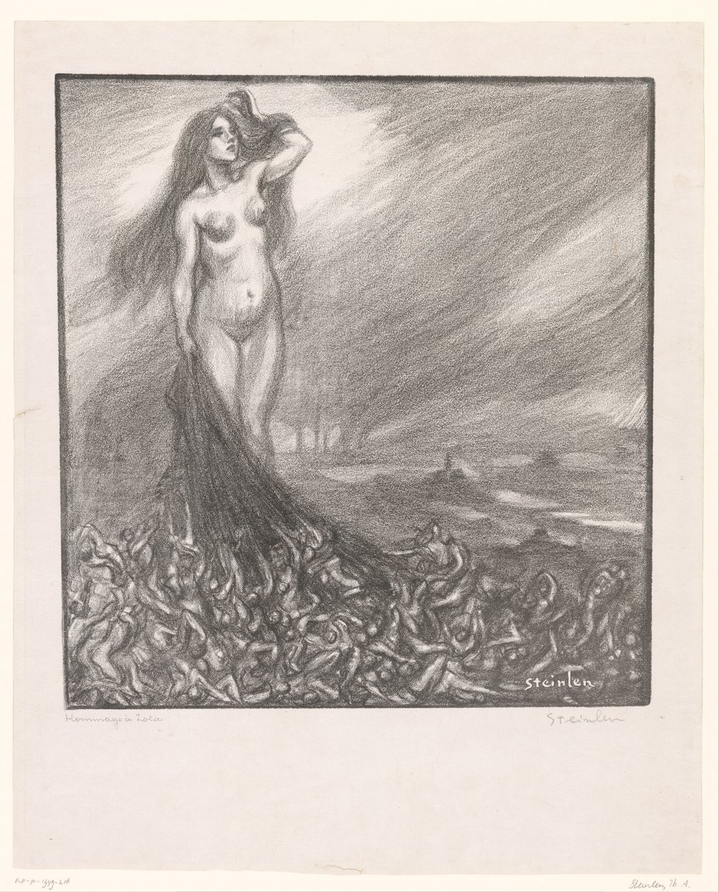 Homenaje a Zola
Homenaje a Zola (título en el objeto) de Théophile Alexandre Steinlen (signed by artist)