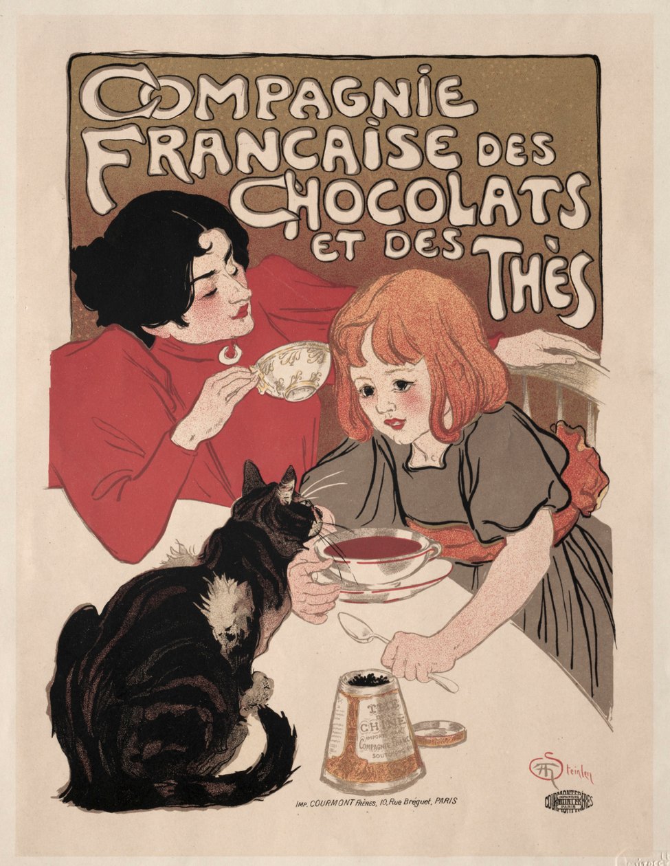 Compagnie Française des Chocolate et des Thés de Théophile Alexandre Steinlen