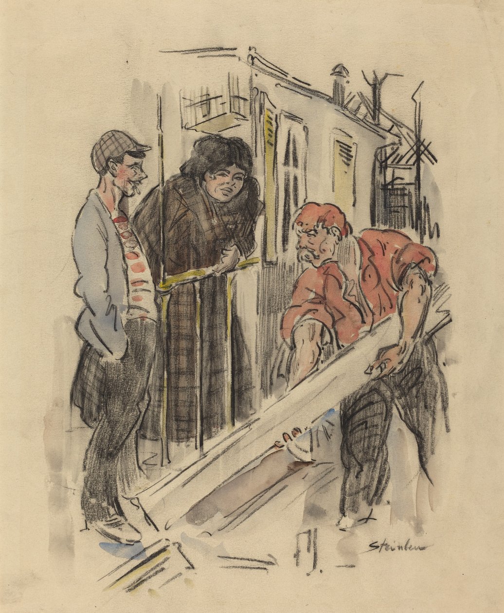 Chismes, finales del siglo XIX-principios del siglo XX de Théophile Alexandre Steinlen