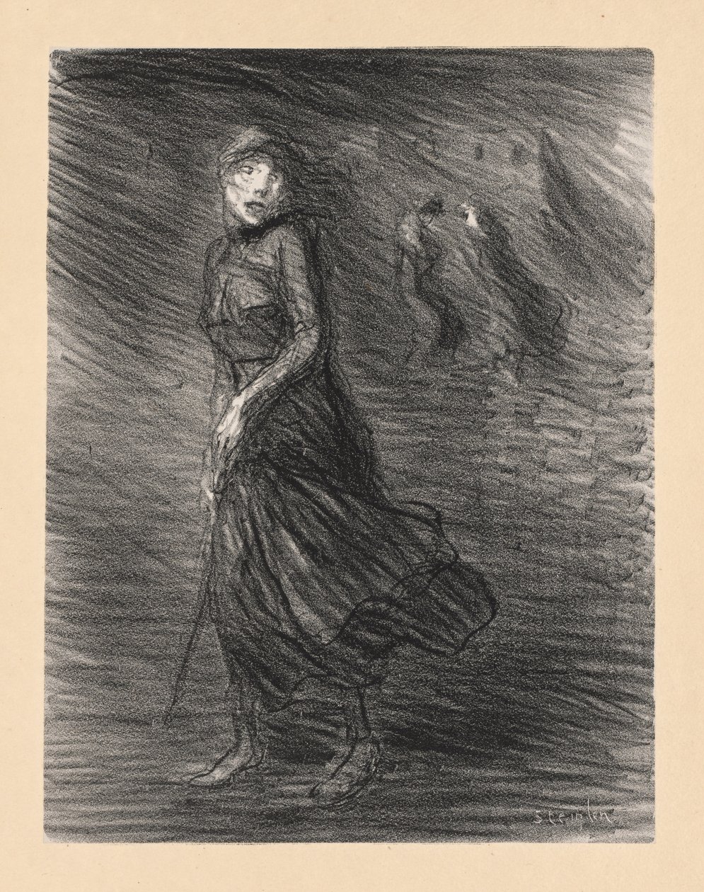 En la calle (Dans la Rue) de Théophile Alexandre Steinlen