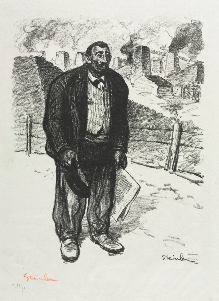 El trabajador honrado de Théophile Alexandre Steinlen