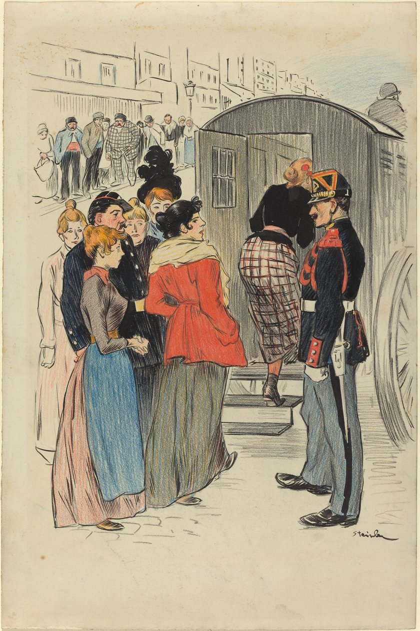 La Rafle de Théophile Alexandre Steinlen