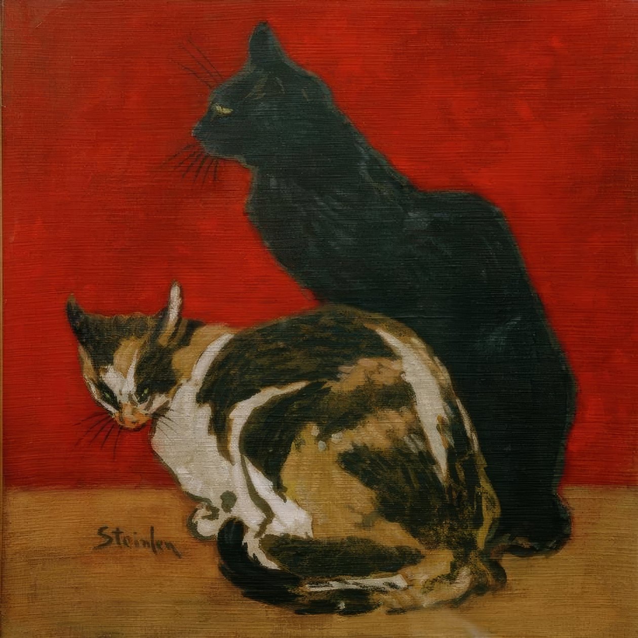 Los gatos de Théophile Alexandre Steinlen