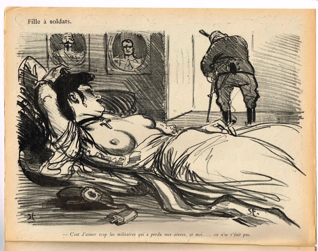 El plato de mantequilla, satírico en colores de Théophile Alexandre Steinlen