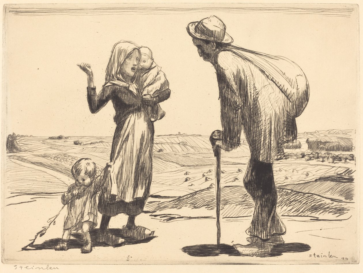 La Ciudad Distante, 1914 de Théophile Alexandre Steinlen