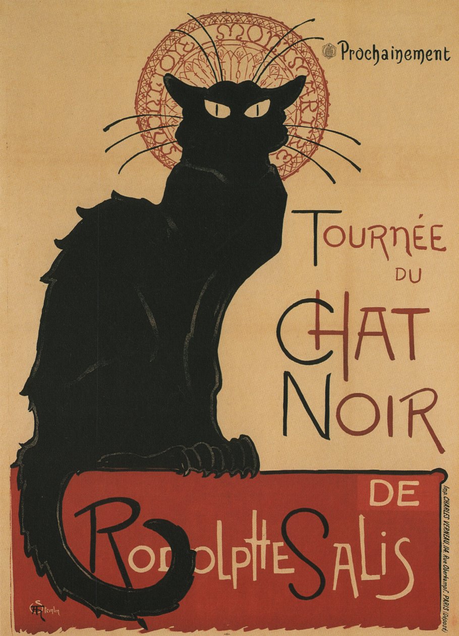 Tournee du Chat Noir de Théophile Alexandre Steinlen