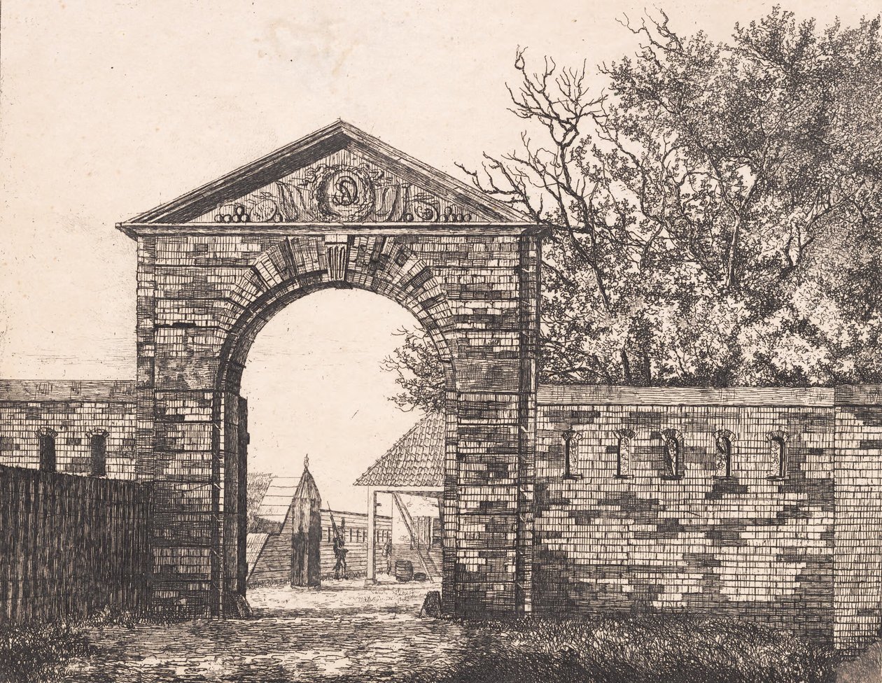 Puerta de la fortaleza en Rysensten de Thorald Læssøe
