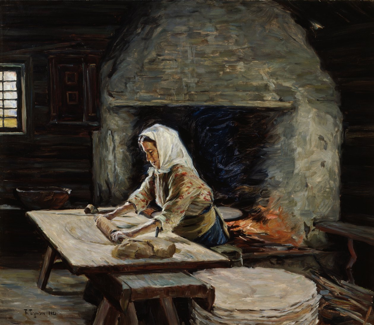 Hornear pan plano de Thorvald Torgersen