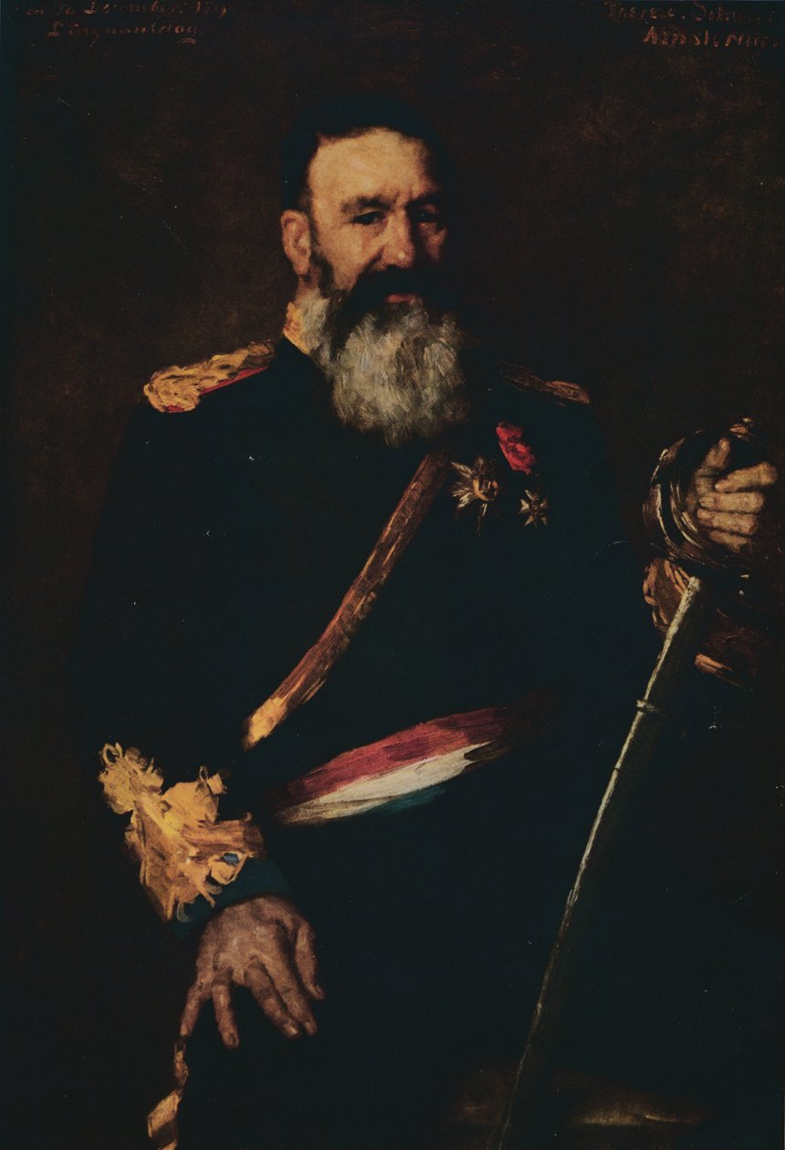 General Piet Joubert, Comandante en Jefe de la República Sudafricana Holandesa, 1890. 1914 de Thérèse Schwartze