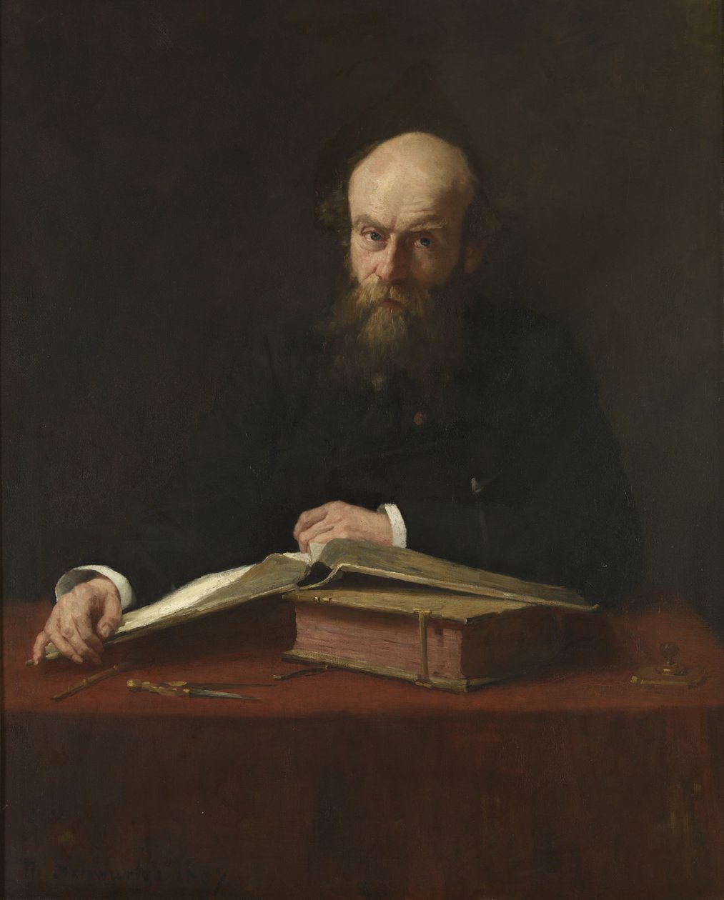 Retrato del Dr. P.J.H. Cuypers (1827-1921) de Thérèse Schwartze