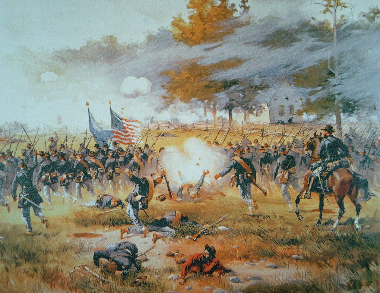 La batalla de Antietam de Thure de Thulstrup