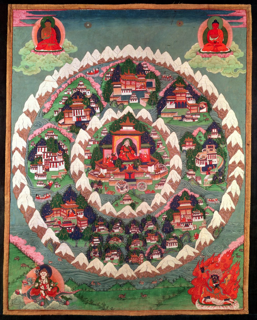 El paraíso de Shambhala de Tibetan School