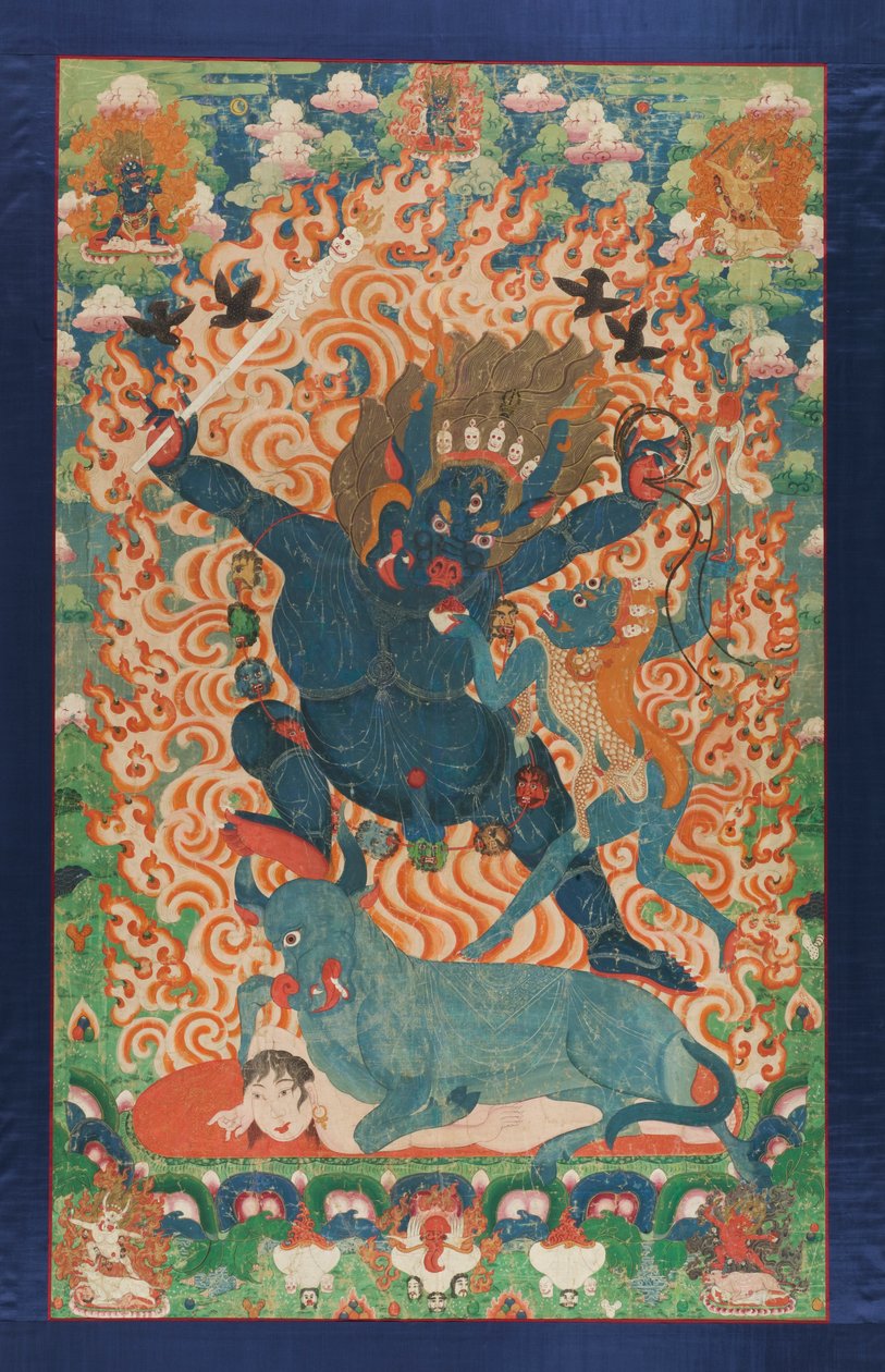 Yama y Yami de Tibetan School