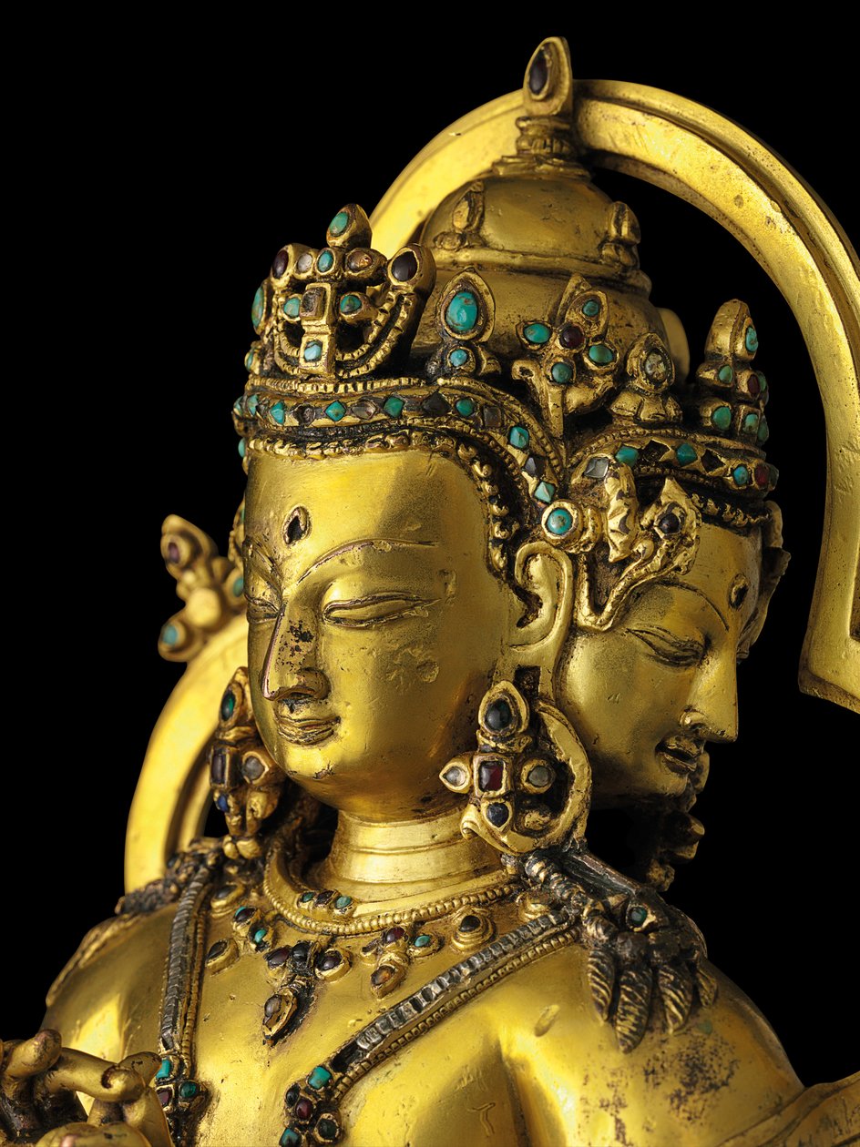 Figura de Vairochana, Densatil de Tibetan School