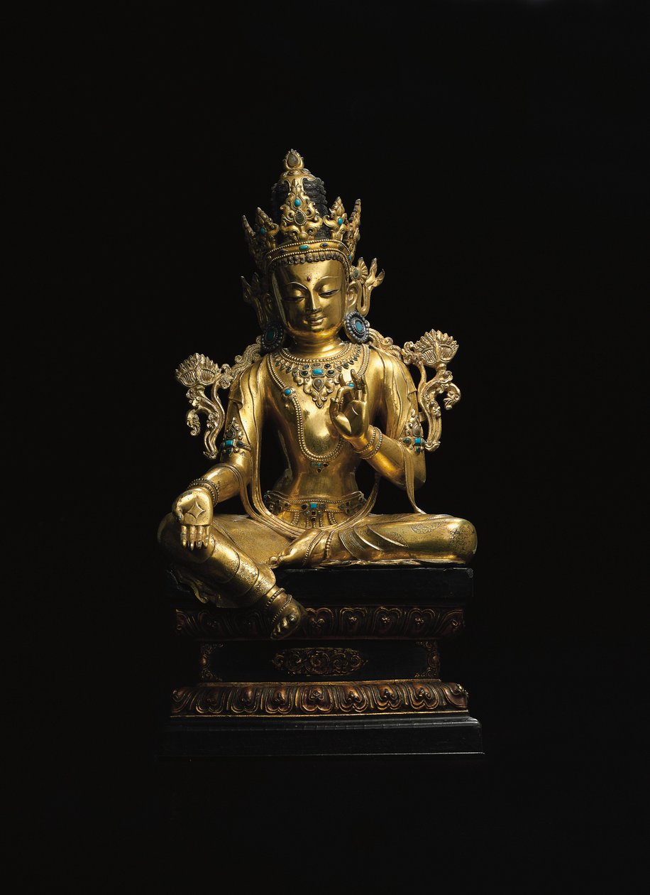 Figura imperial de Avalokiteshvara de Tibetan School